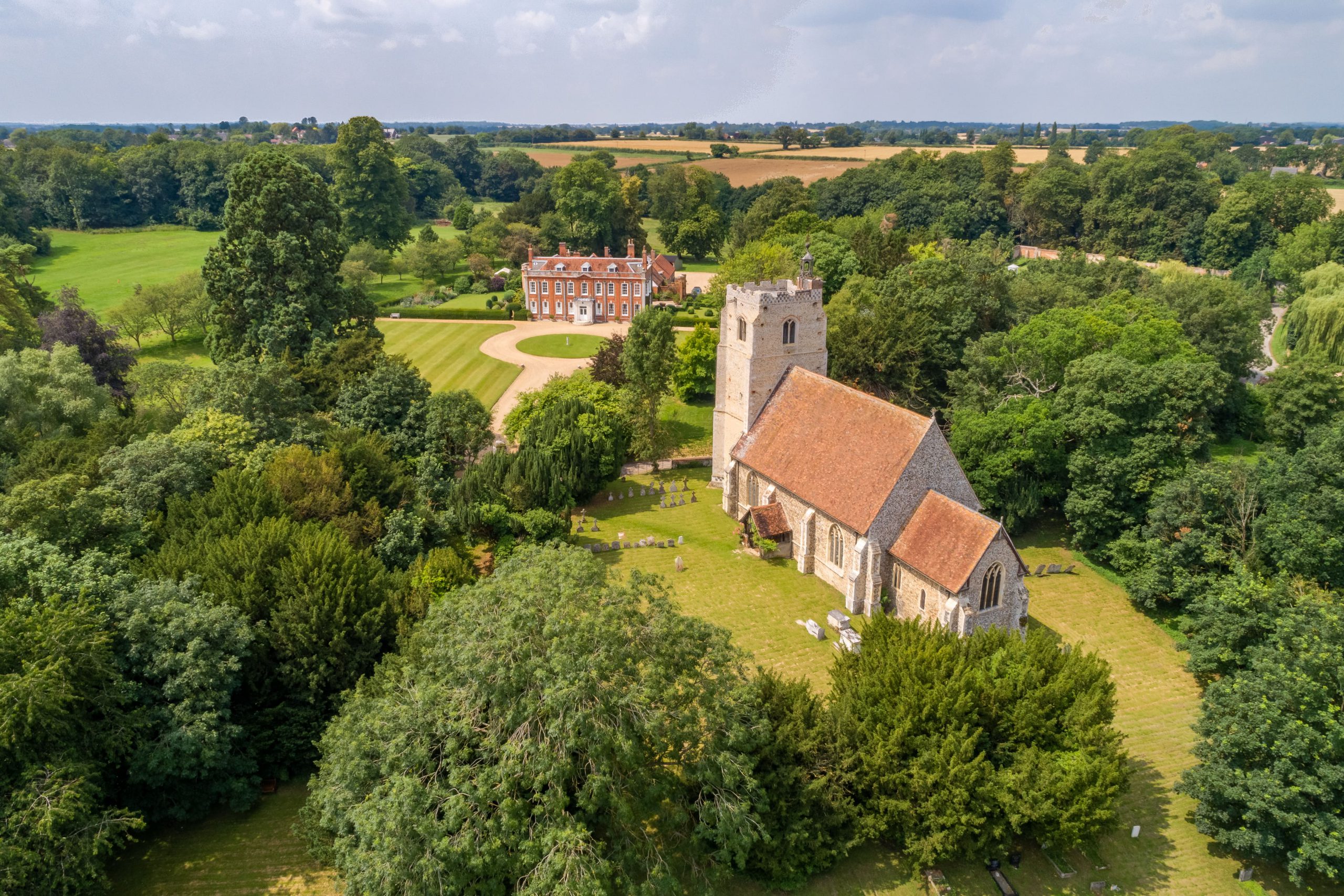 Belchamp Hall & St Mary's Church